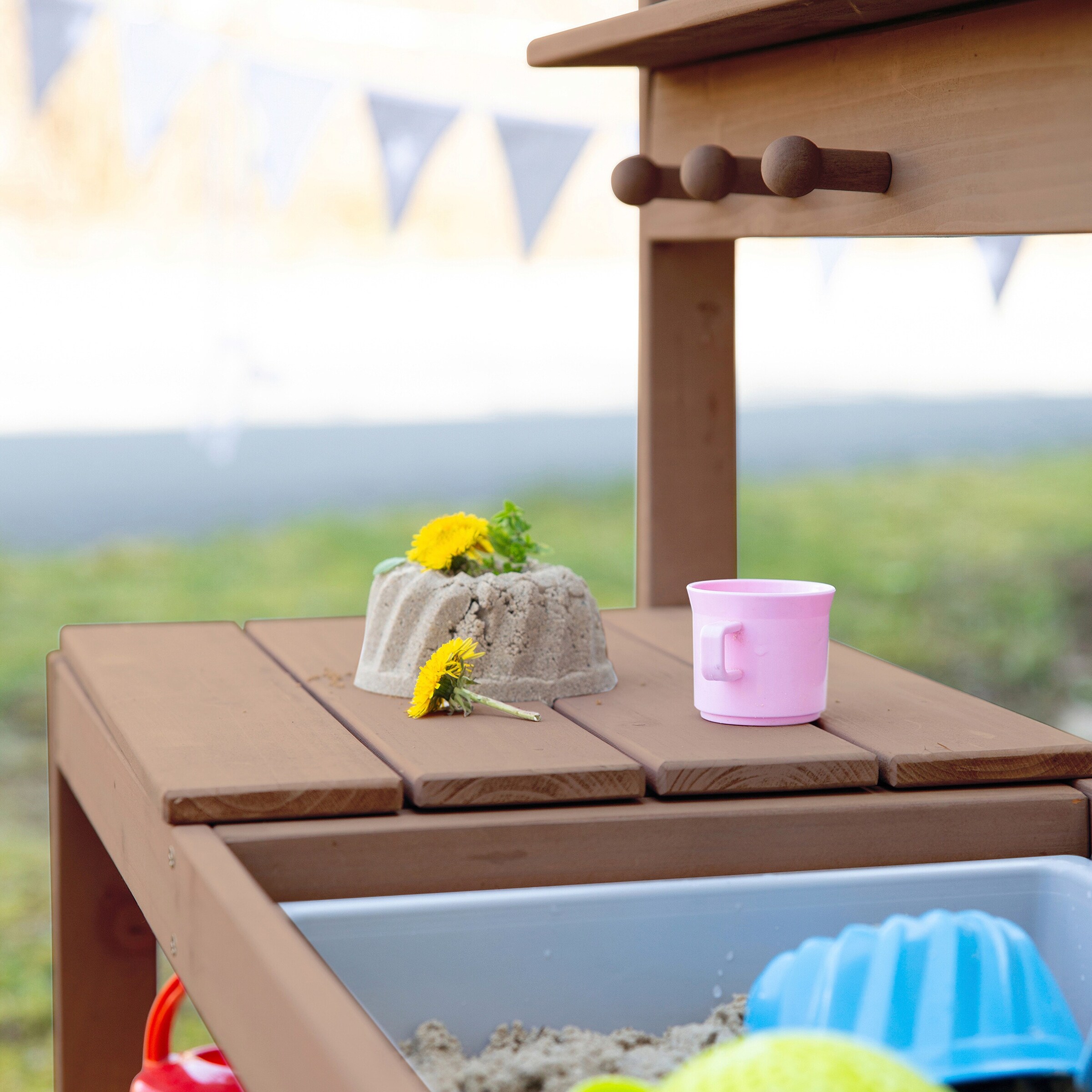 roba Outdoor Kinderküche 'FUN' Outdoor + mit Spielwanne Outdoor +