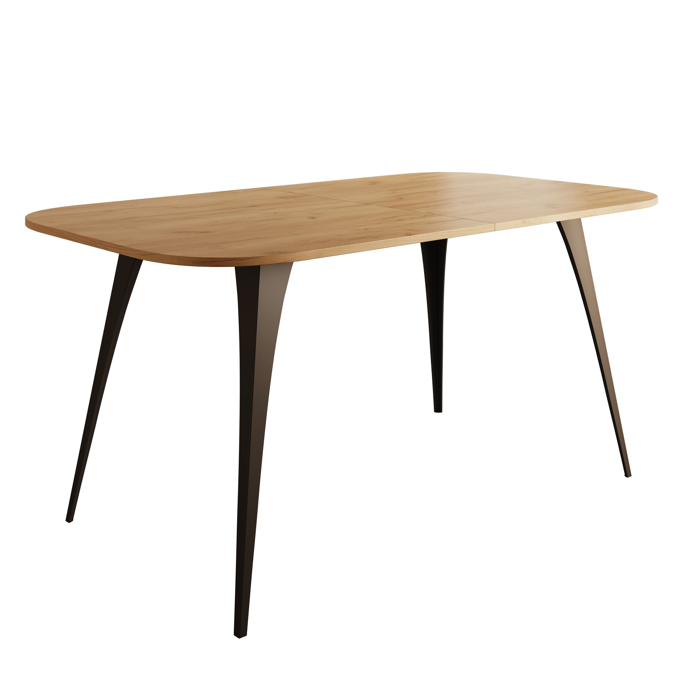 Flix - Eetkamertafel - Eiken - Uitschuifbaar - 160x90x76 cm