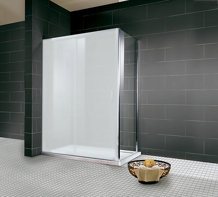 Paroi de douche fixe transparent l.90 cm, Schulte Imperiale