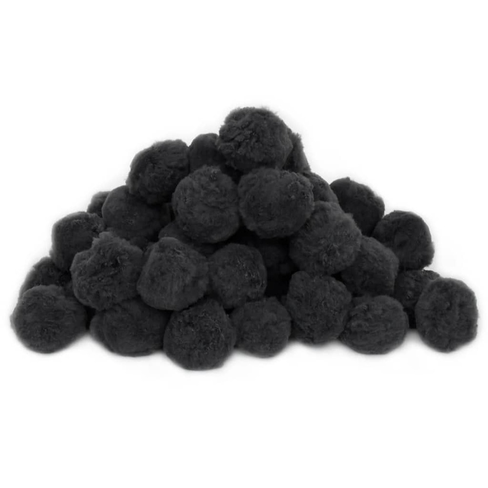 Boule de filtre de piscine d'élimination des odeurs noir 700 g