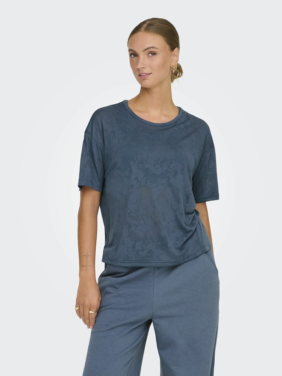ONLY PLAY<br>Camiseta Aub-Bia com estampa e corte solto
