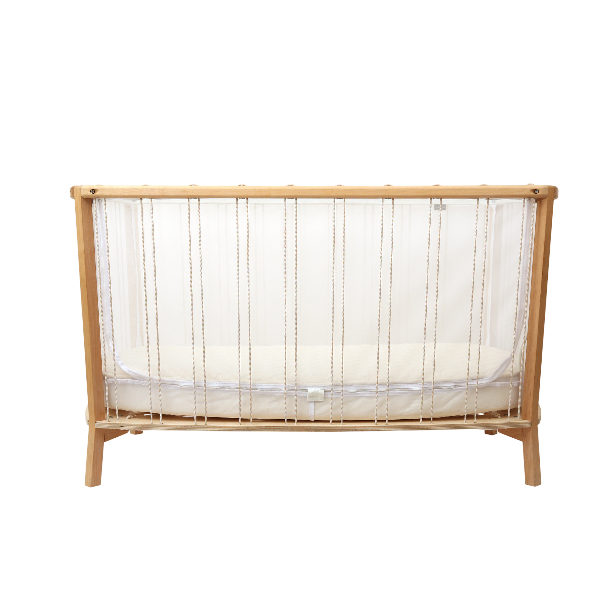 Babybett KIMI Kit 120 mit Matratze & Matratzenauflage Organic Desert