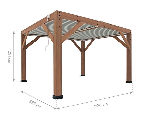 Westmann Zedernholz-Pavillon Karl, mit