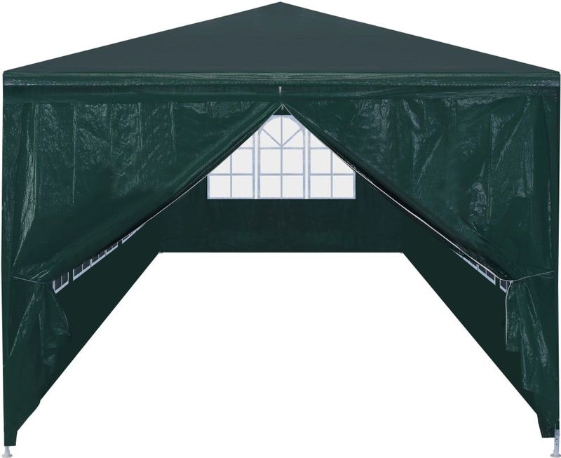 Partytent - Groen - PE en Staal - Inclusief Montagematerialen