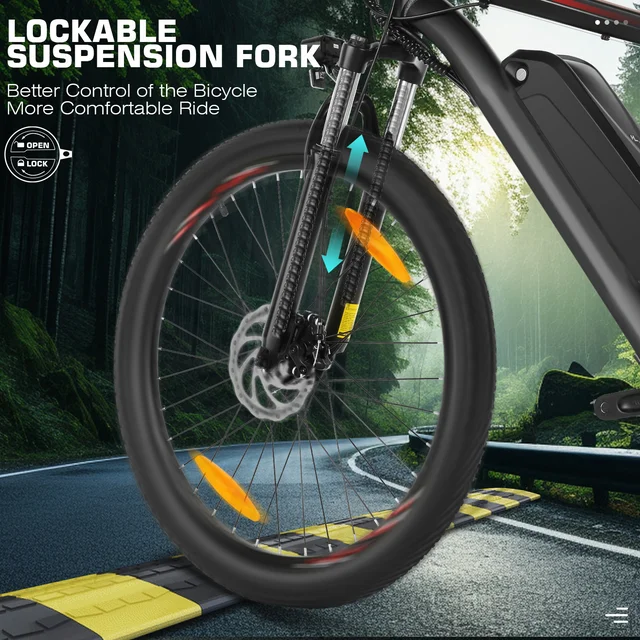 Funcid Electric Bike, Electric Bike for Adults 27.5