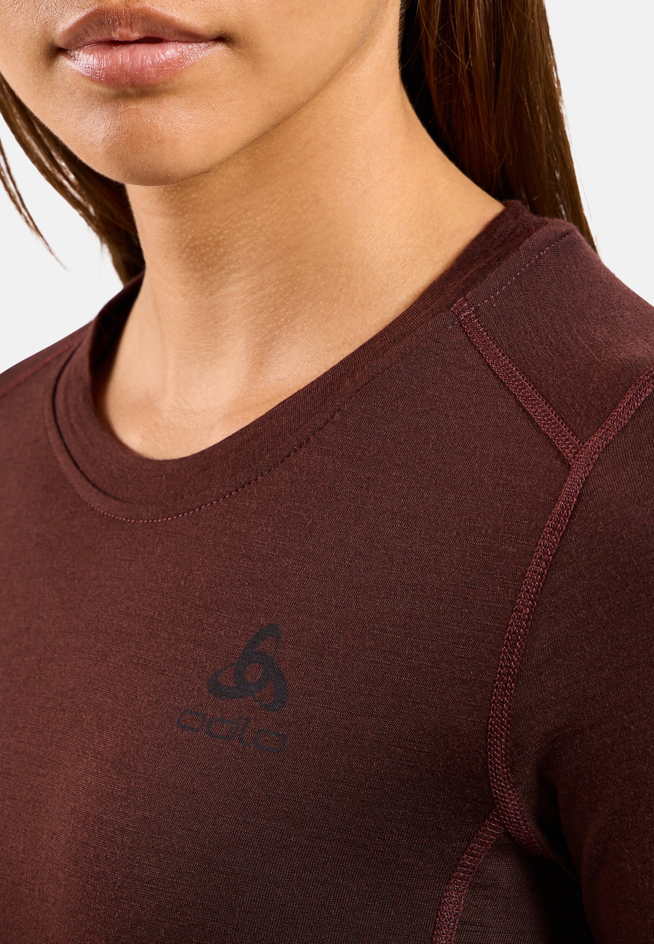 Natural Merino 200 Base Layer Langarmshirt in fudge