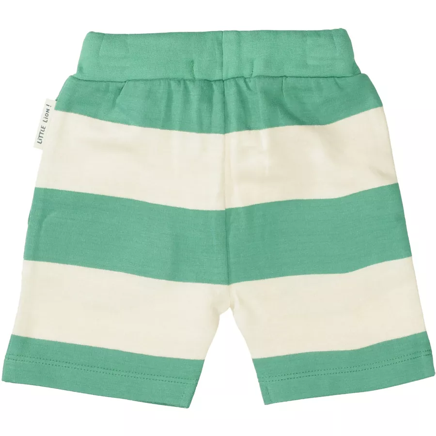 Staccato Sweatbermudas emerald gestreift