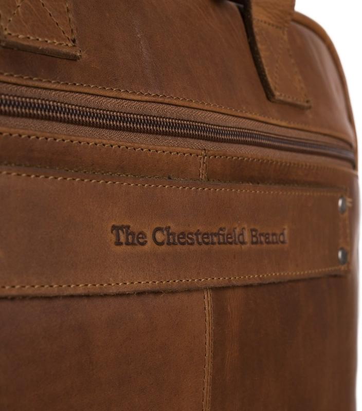 Chesterfield Brand Laptoptas Calvi Cognac