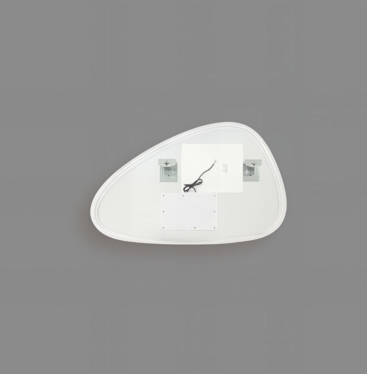 Saniclear Vibe organische spiegel 80x50cm met verlichting en verwarming