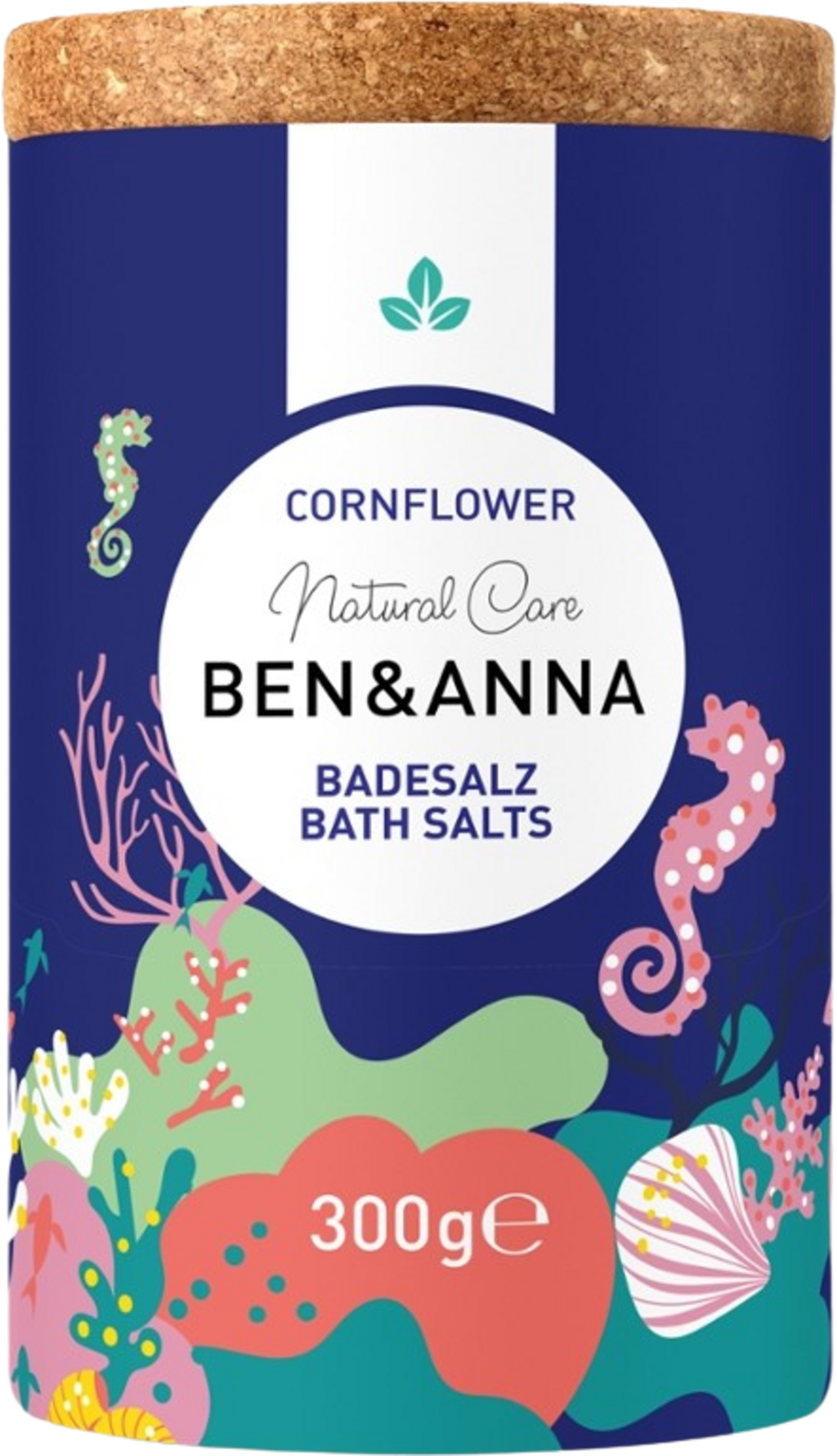 BEN & ANNA  Badesalz, Cornflower (300 g)