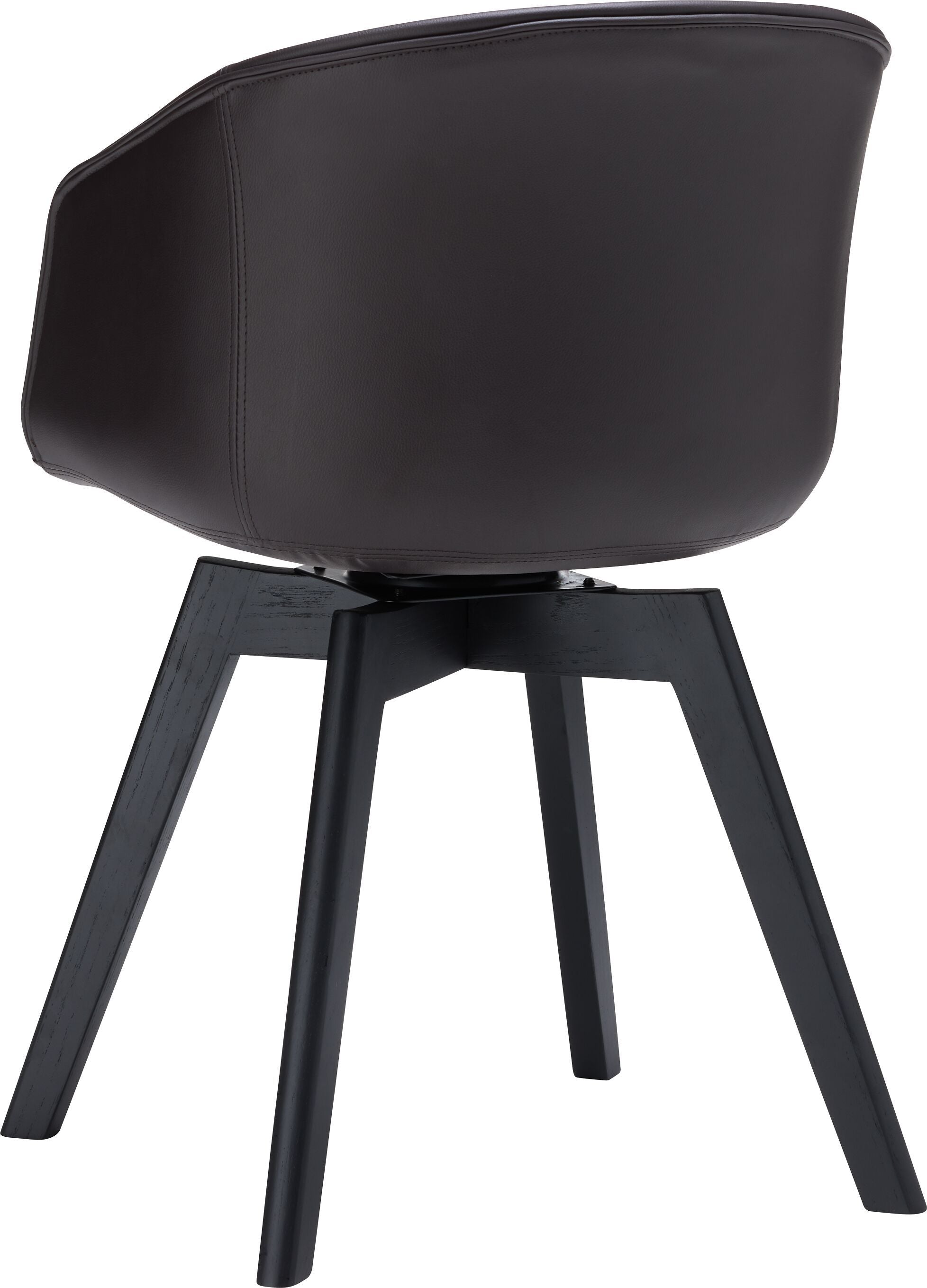 GIANNI Stuhl - Schwarz / B: 53.5 cm x T: 55.5 cm x H: 84.0 cm