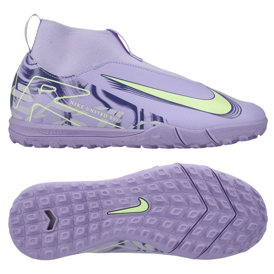 Nike Air Zoom Mercurial Superfly 10 Academy TF United - Purple Agate/Jaune Fluo Enfant