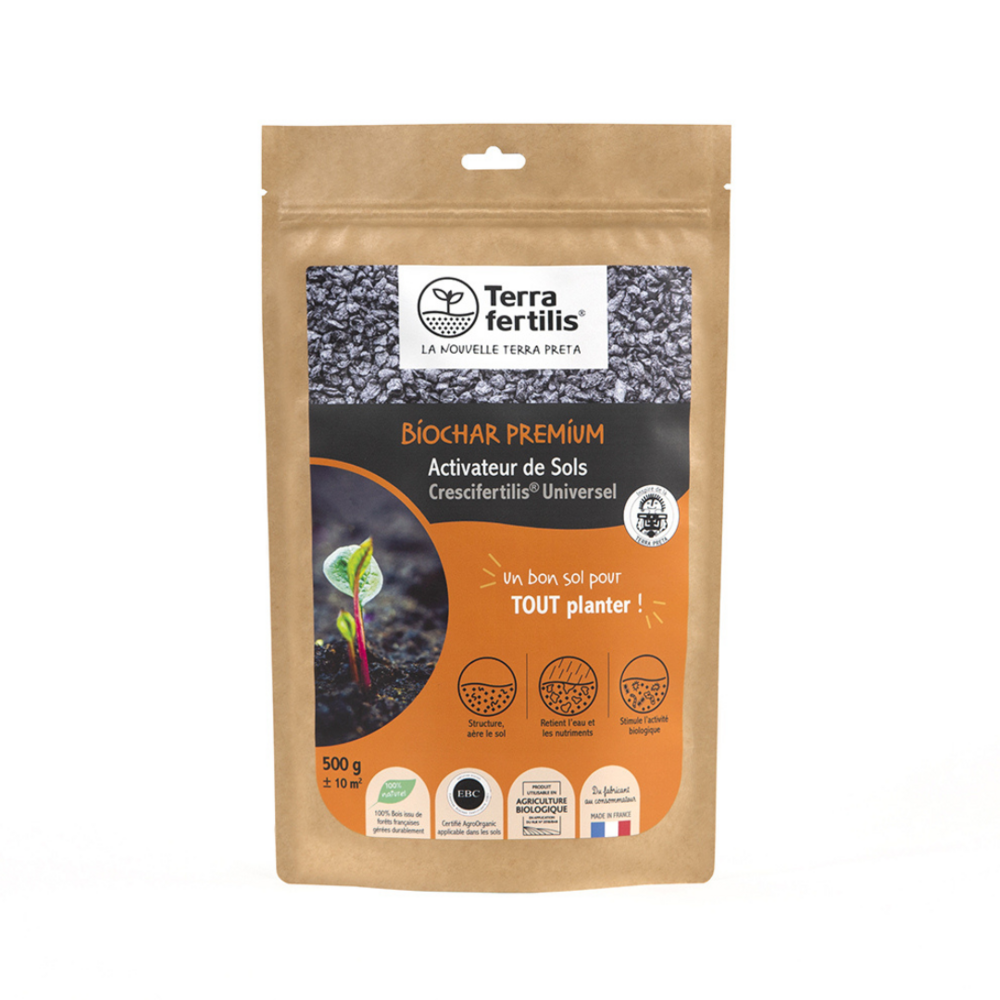 Fertilisant universel à base de biochar - 500g