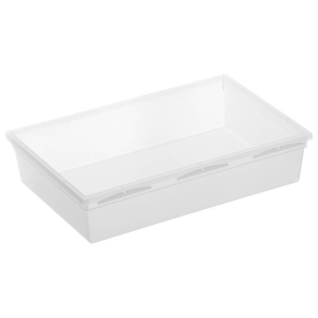 Rotho Basic organizer voor lade inrichting - 23 x 15 cm - transparant