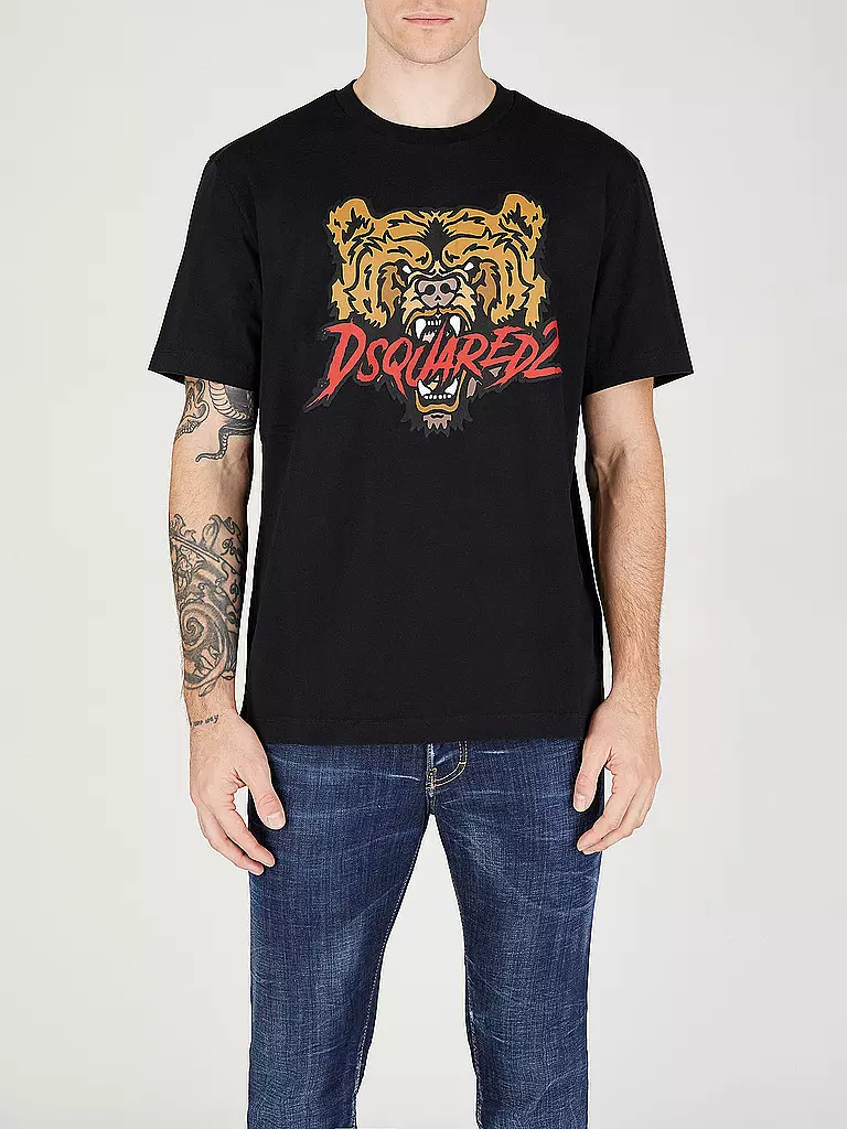 DSQUARED2 T-Shirt  schwarz
