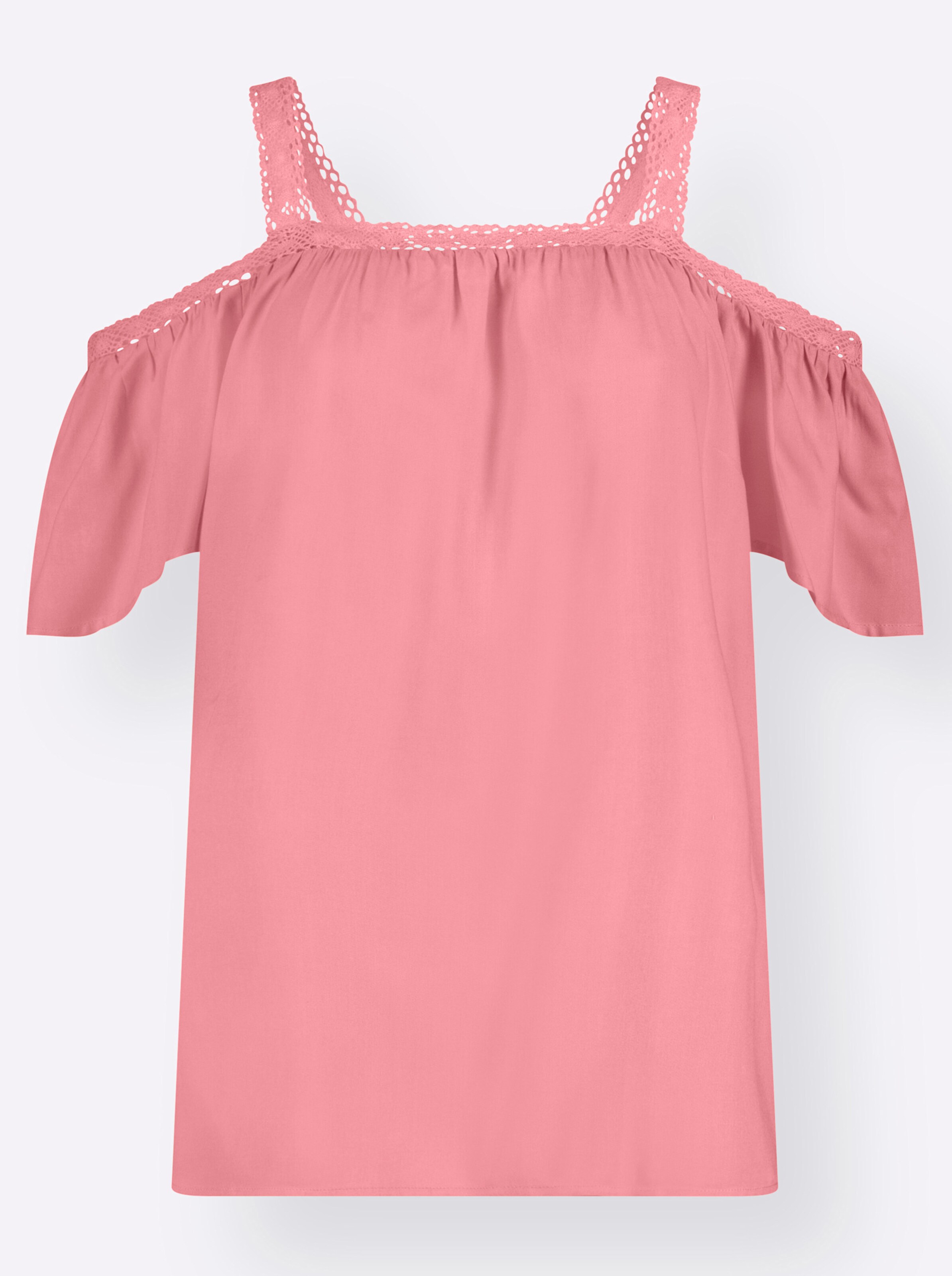Carmenbluse in rosé