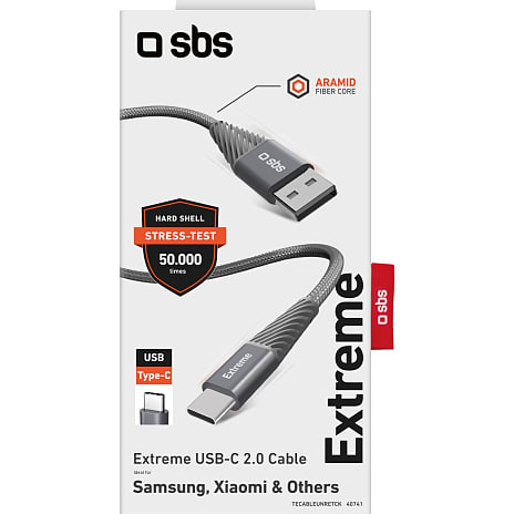 SBS lightning kabel 1,5 meter - sølv