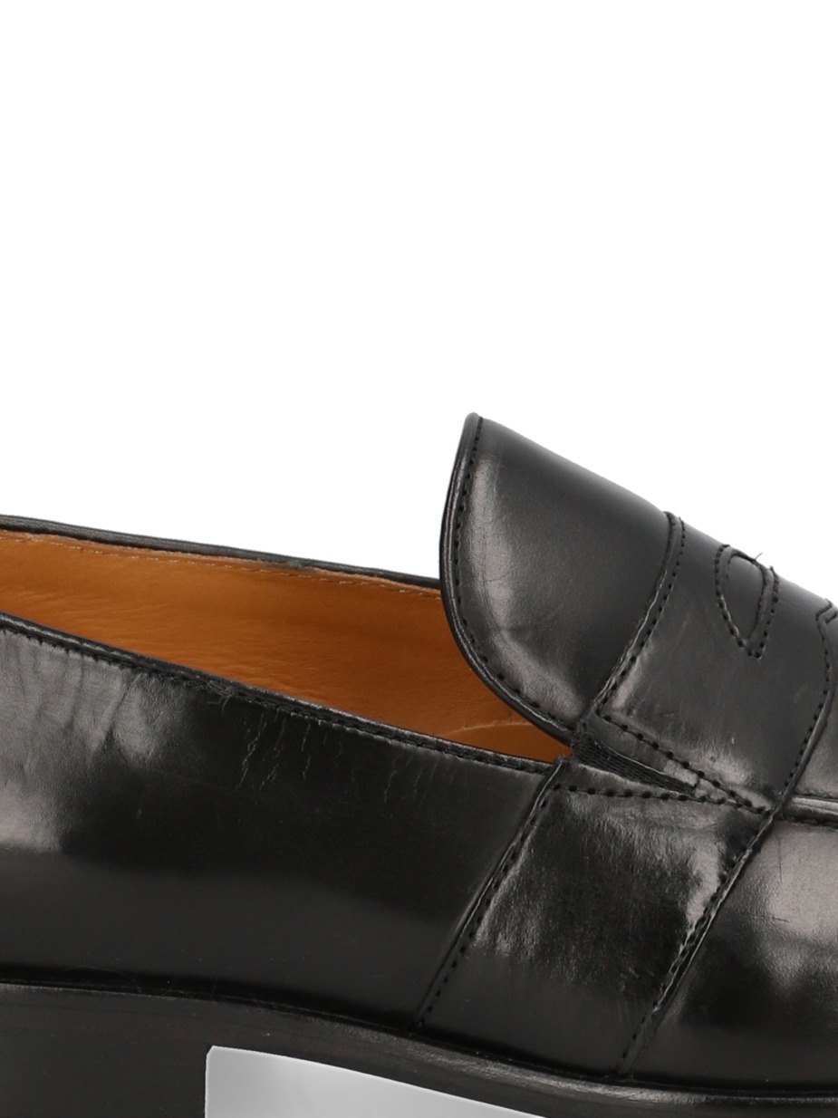 Glattleder Slipper klassisch