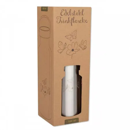 Lutz Mauder TapirElla Edelstahl Trinkflasche Schmetterling, 500 ml