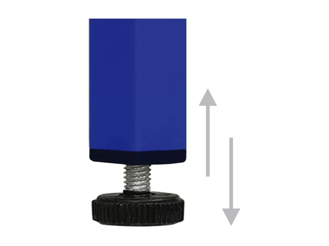 Meuble TV Bleu marine 105x35x50 cm Acier