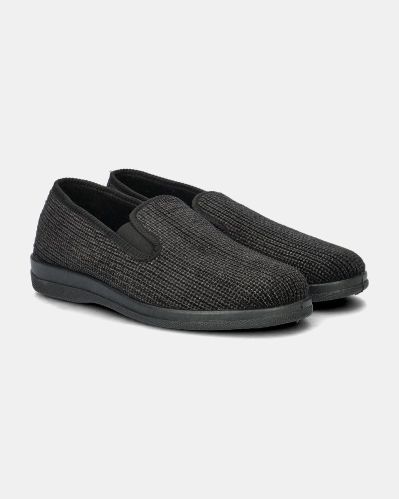 Nelson Home Pantoffels  - zwart