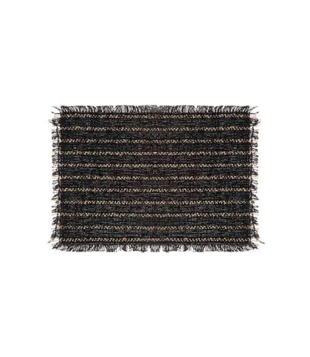 Set de Table Déco Jute 30x45cm Noir