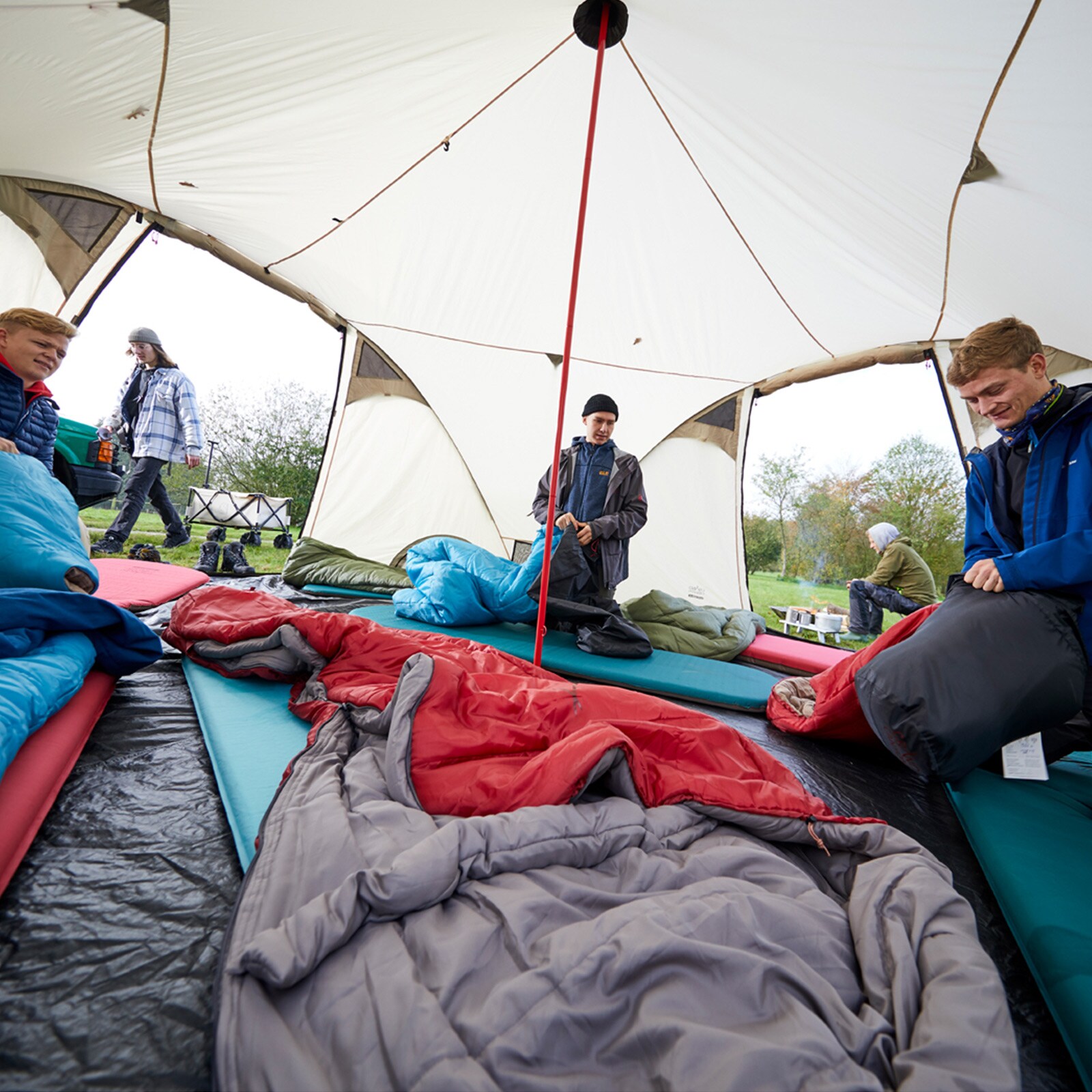 GRAND CANYON Black Knob 10 Personen Tepee Zelt Familien Gruppen Zelt Tipi Wigwam Farbe: Mojave Desert