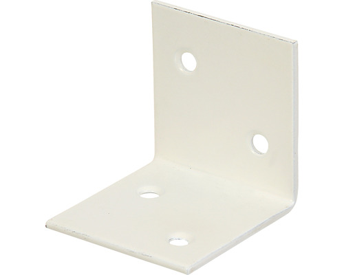 Groothoekbeugel 40x40x40 mm wit kunststof gecoat 1 stuk