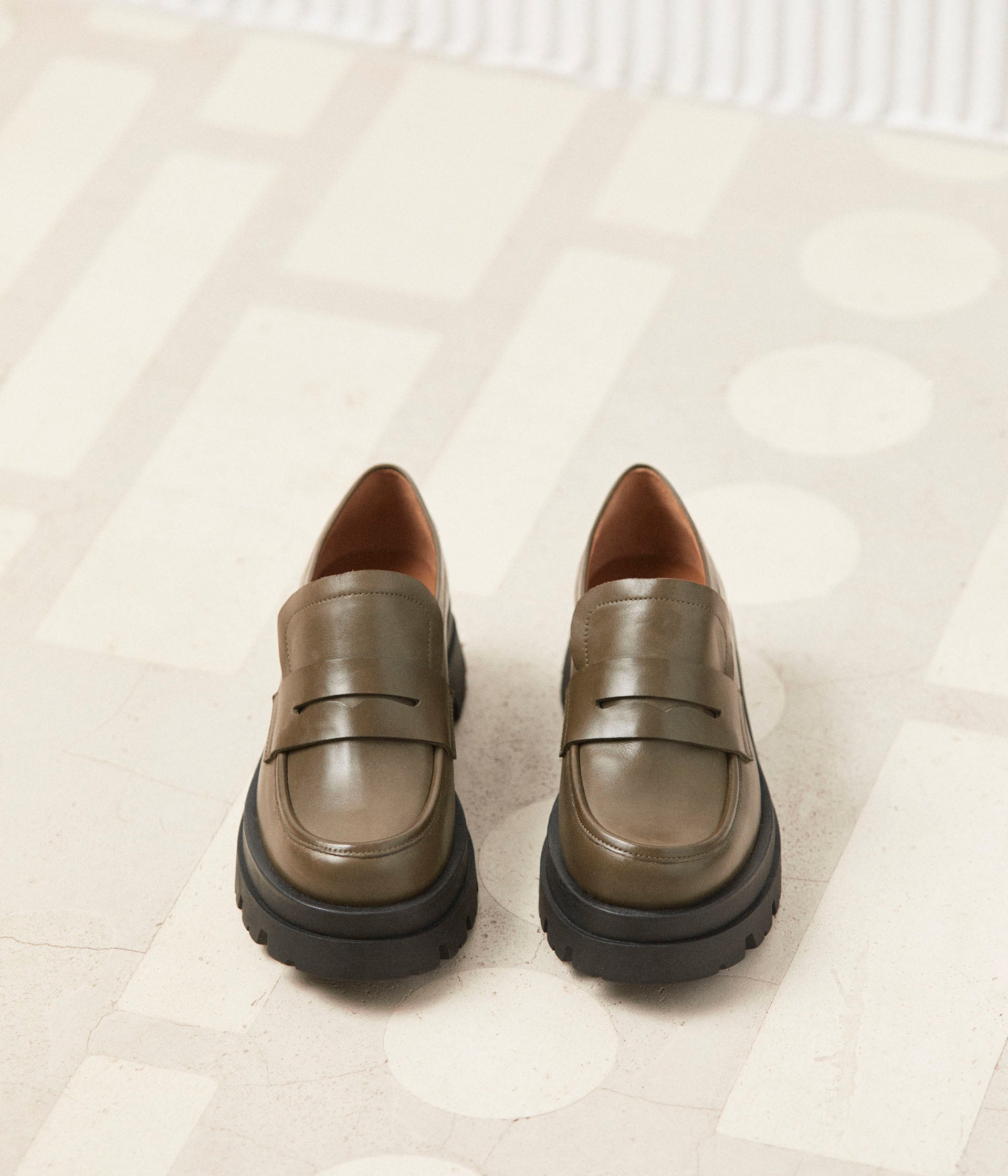 Mocassins kaki Jack