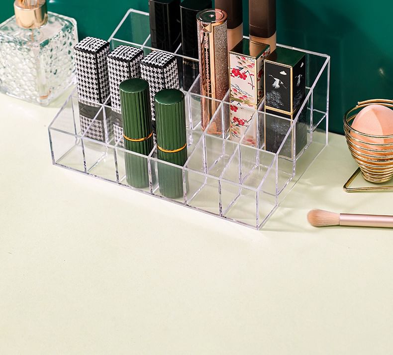 Connie Queenie - Plastic lippenstift bureau organizer (verschillende designs)