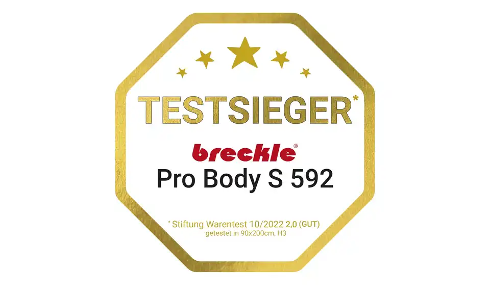7-Zonen Kaltschaummatratze Pro Body S 592 90 cm 200 cm H3