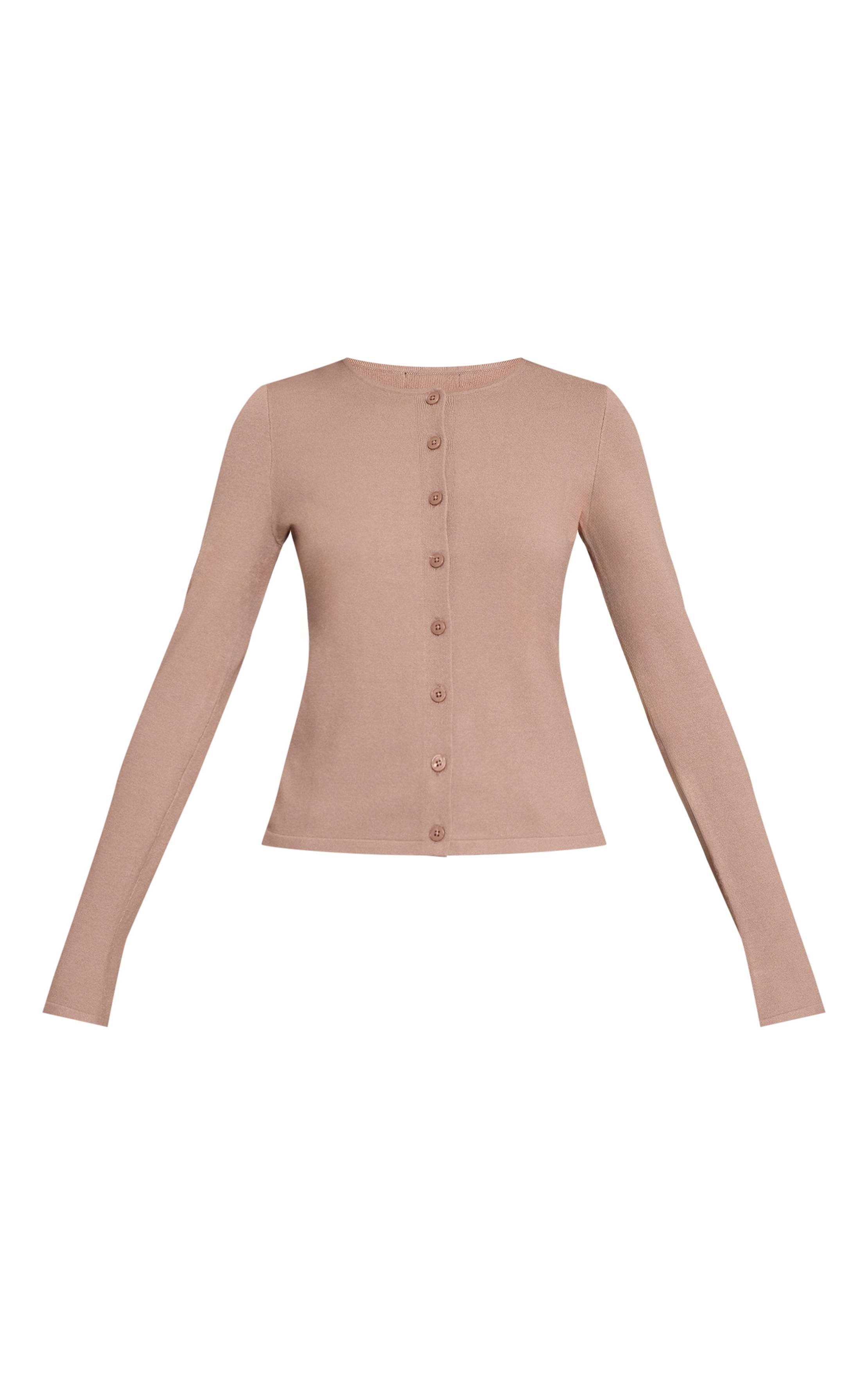 Champignon Cardigan En Maille Fine Boutonné