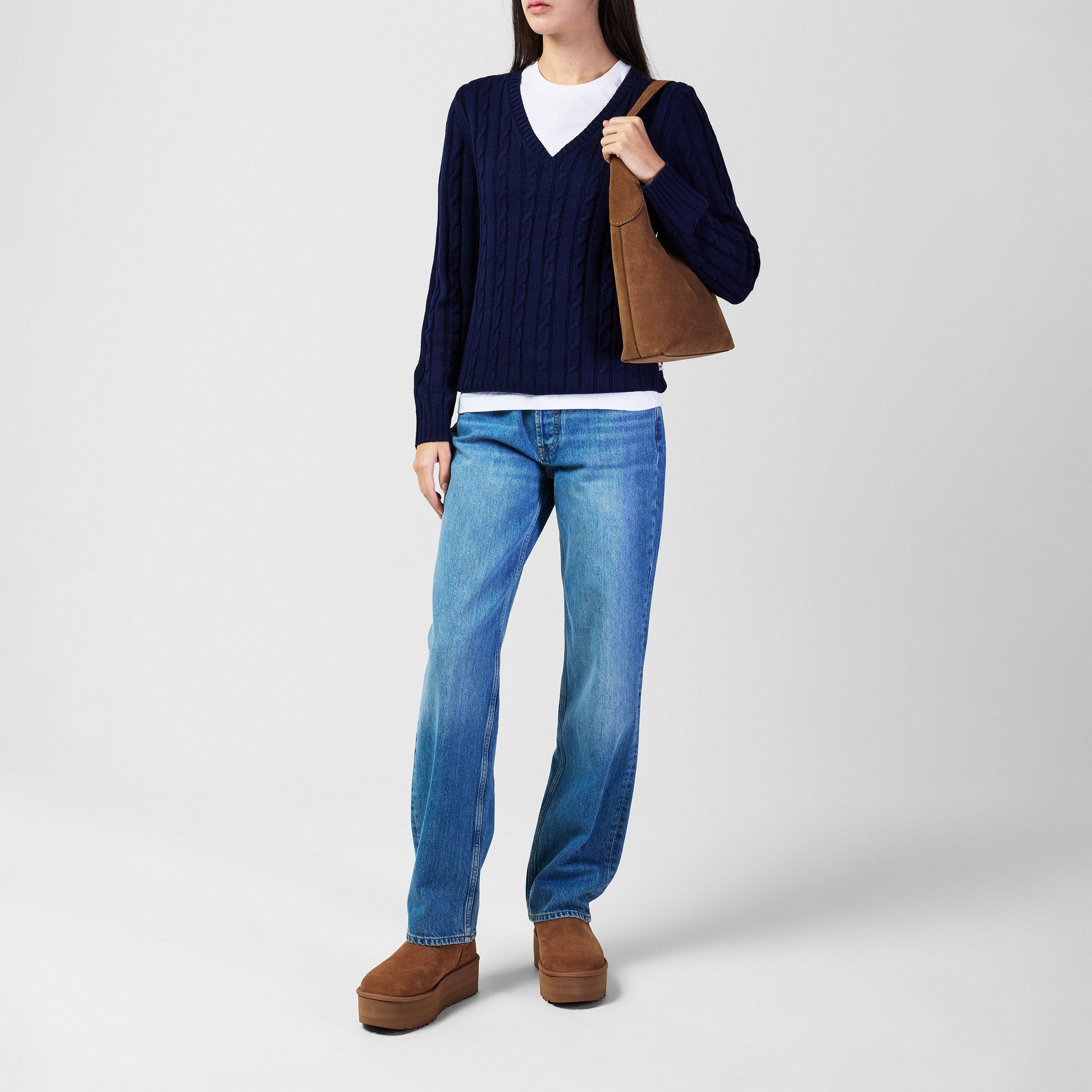 SoulCal Soul V Neck Knit Jumper Womens
