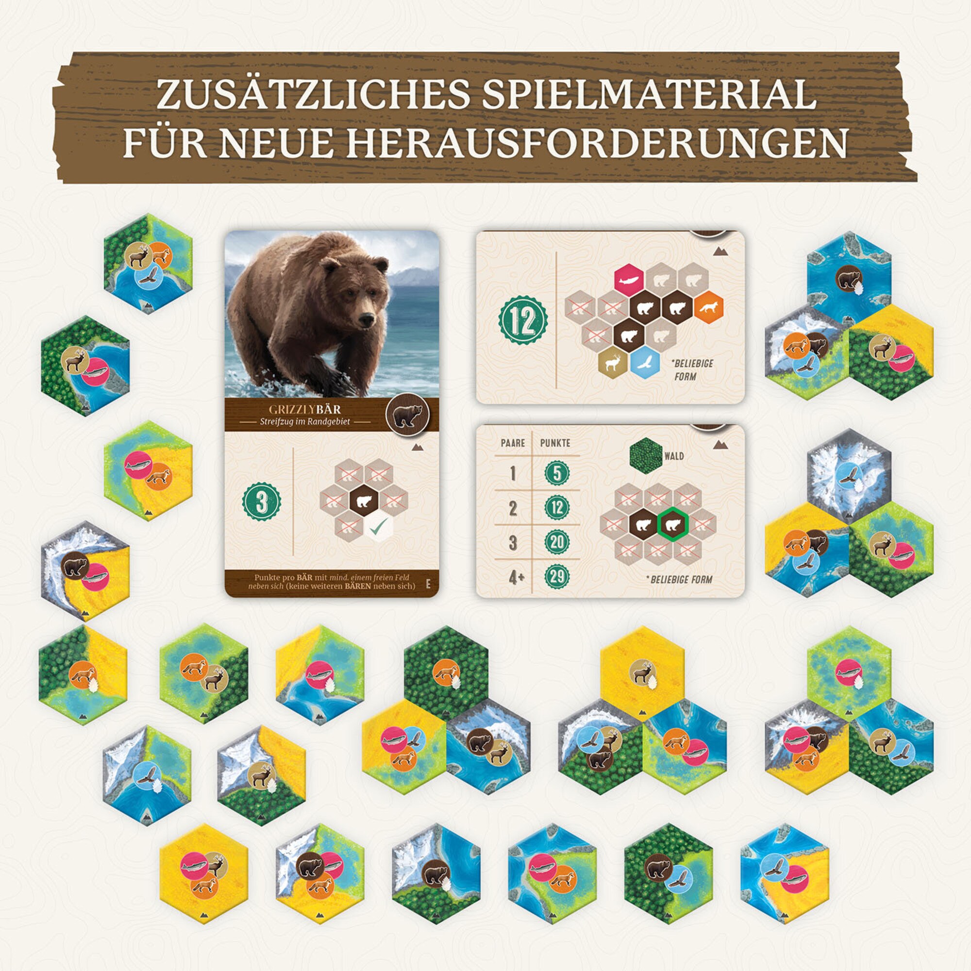 Kosmos Gesellschaftsspiel Cascadia Landmarks