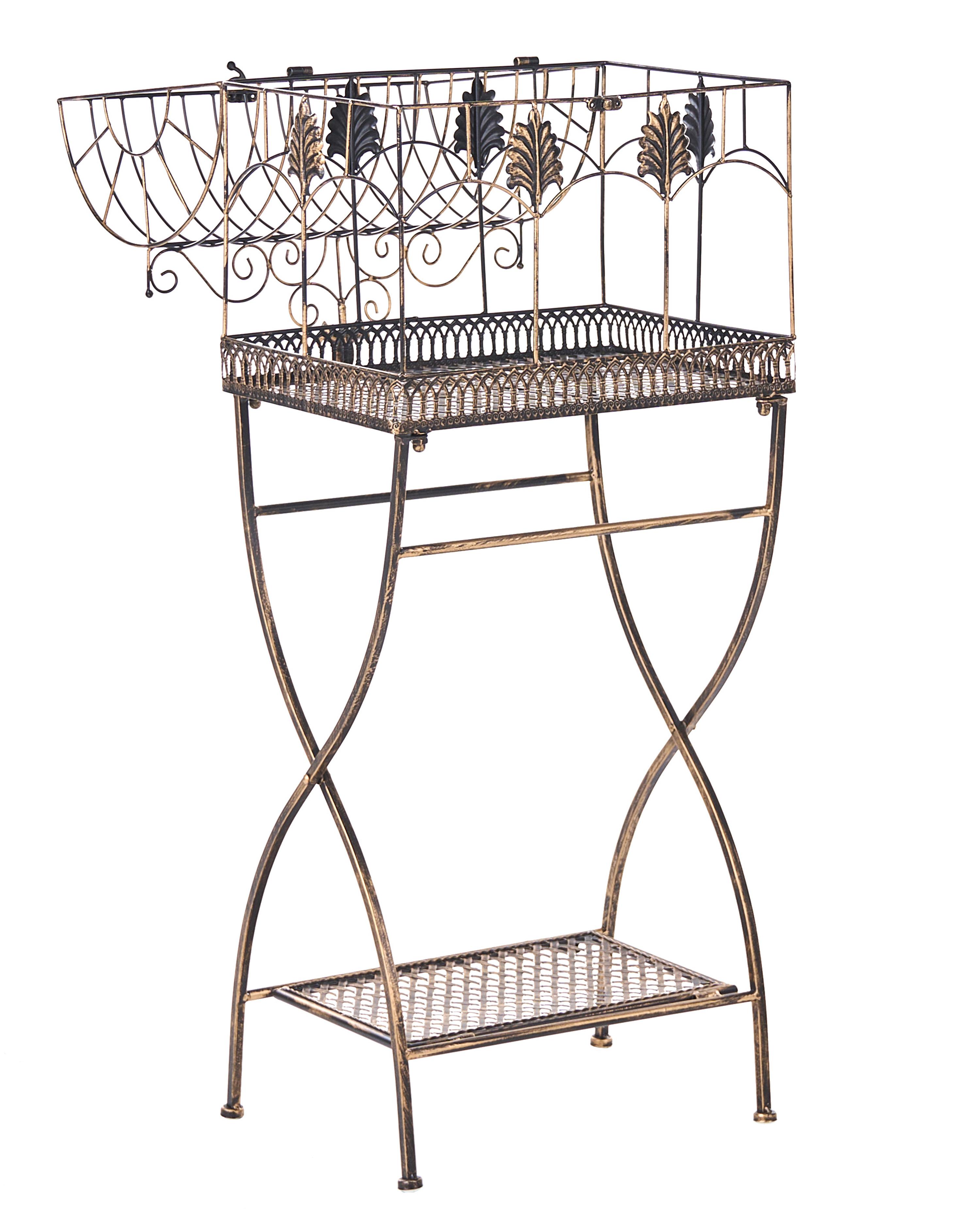 Set van 2 rekken SICILY Metaal 43/37 cm 30/27 cm Zwart