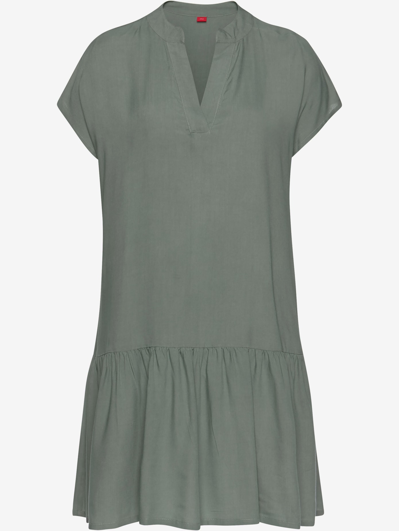 Robe chemisier courte à encolure en v