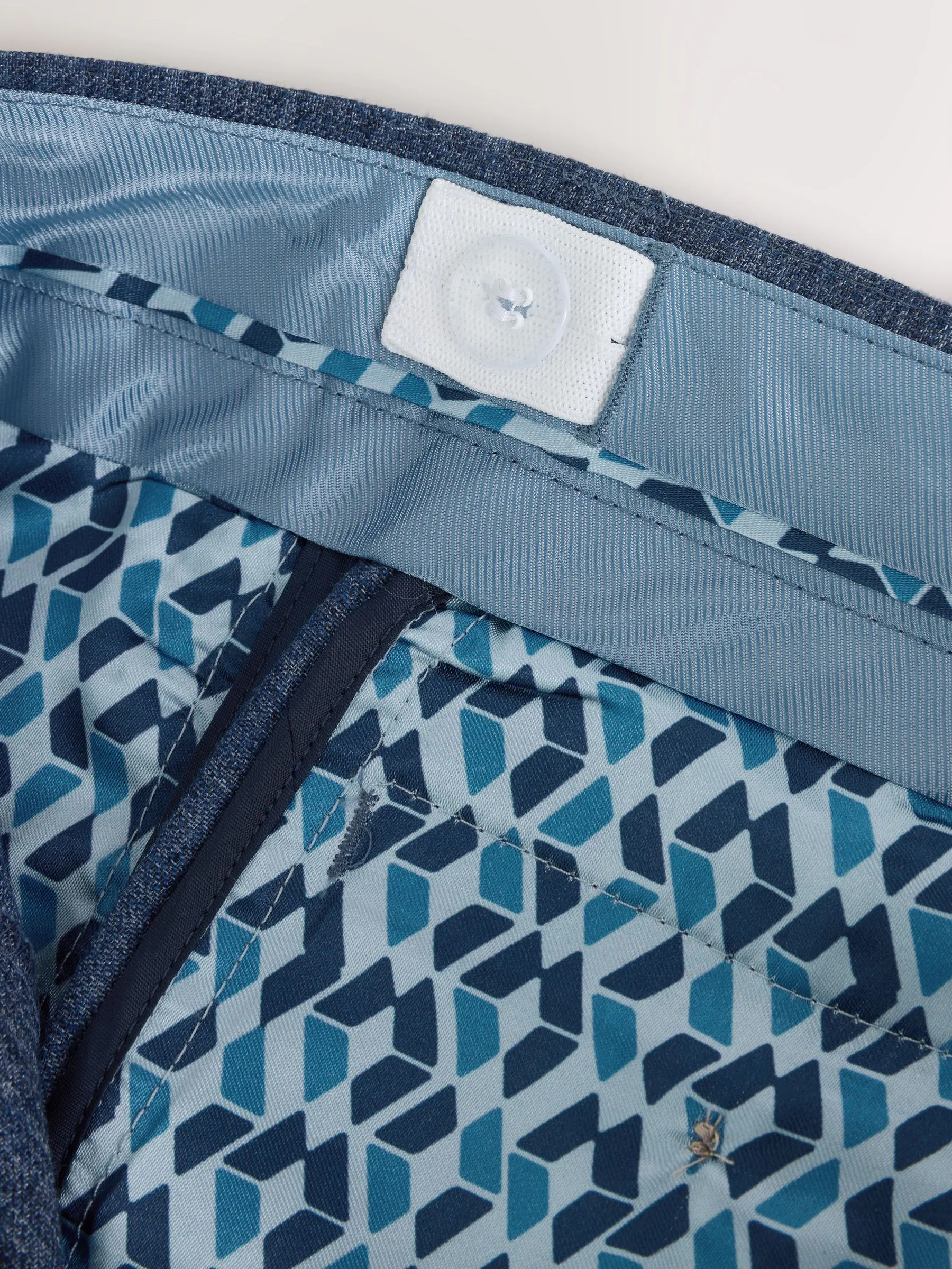 Blauw - Linnen pantalon (3 - 16 jr)