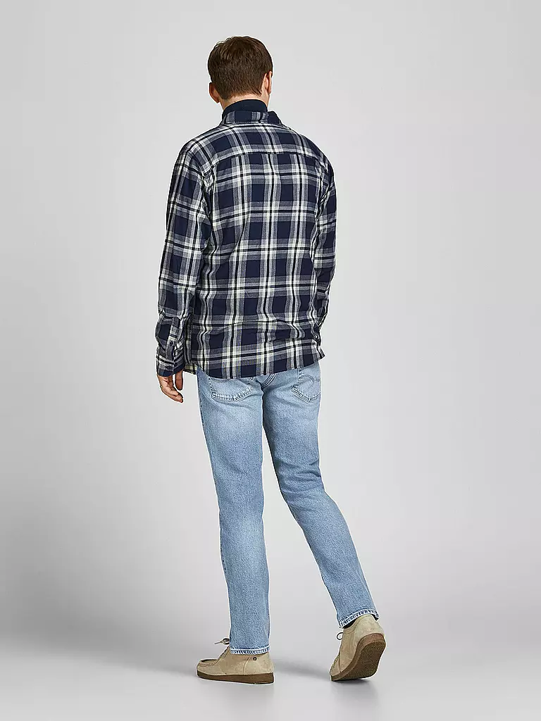 JACK & JONES Jeans Slim Fit JJIGLENN  blau