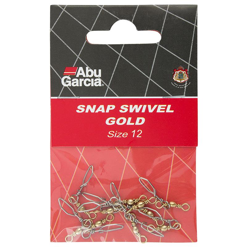 Émerillon Agrafe Abu Garcia Gold Swivels