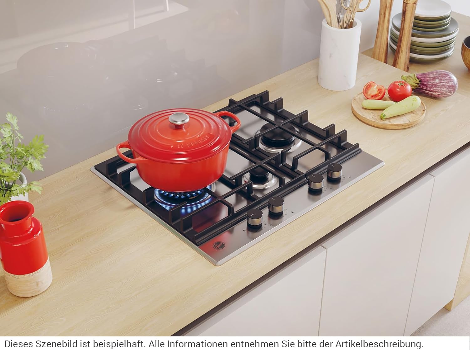 Hoover HHG6D5WC5X NL Gaskochfeld autark