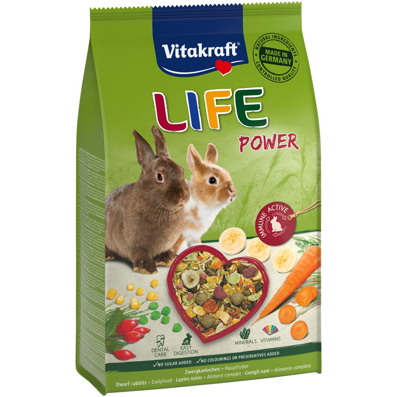 Vitakraft LIFE POWER Zwergkaninchen 1,8 kg