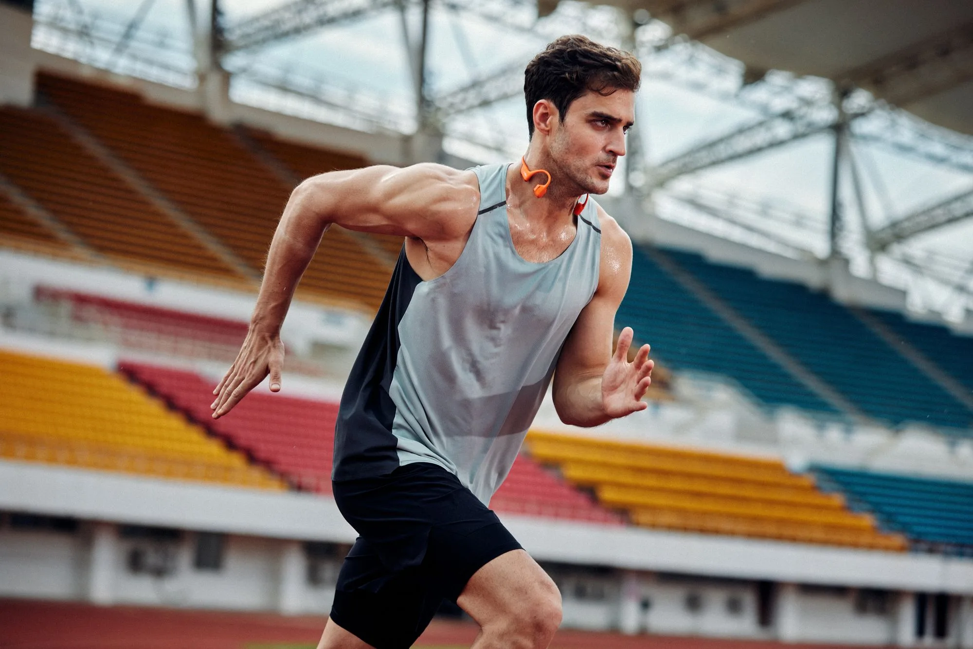 Shokz Open Run Pro 2 Orange Écouteurs Bluetooth