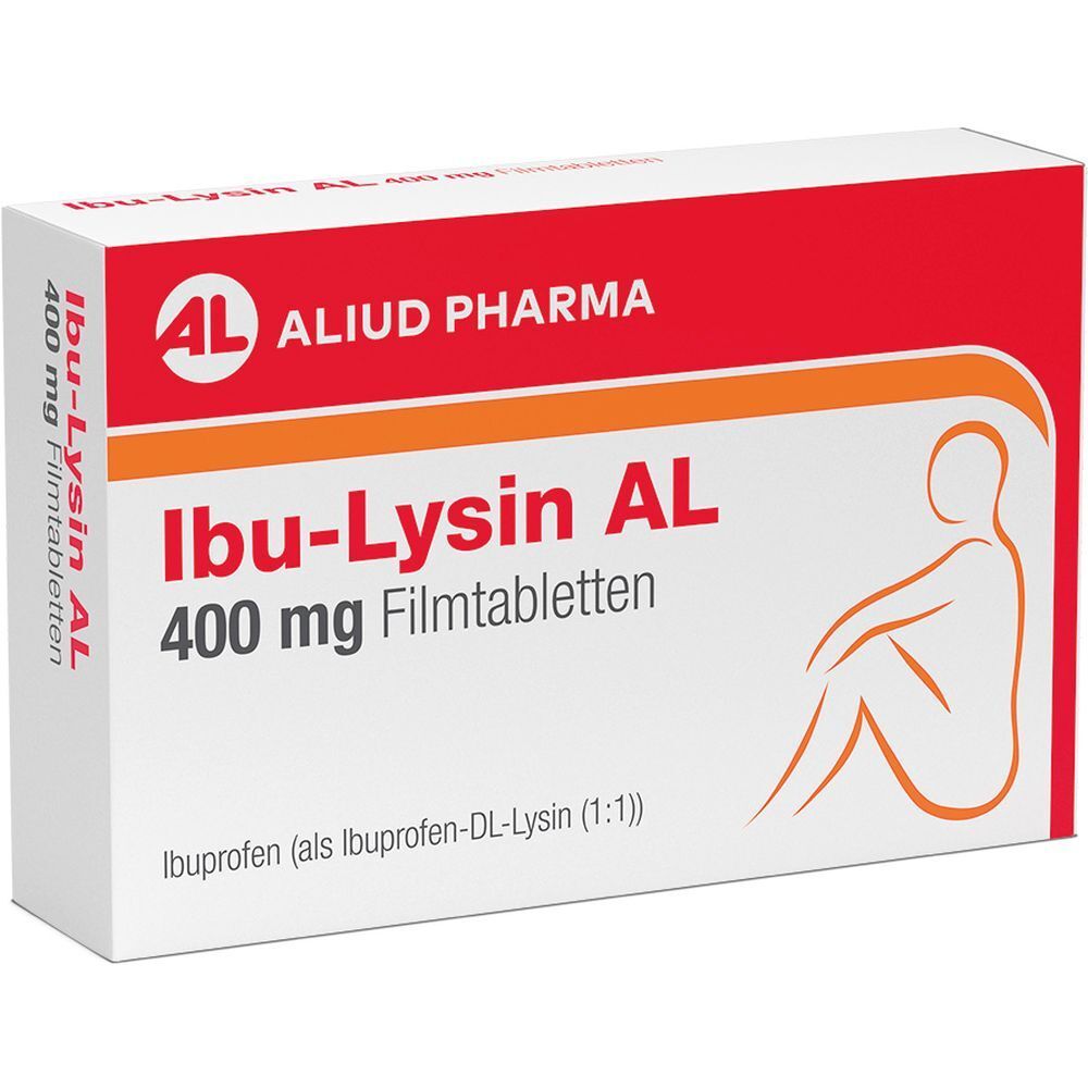 Ibu-Lysin AL 400 mg Filmtabletten bei akuten Schmerzen