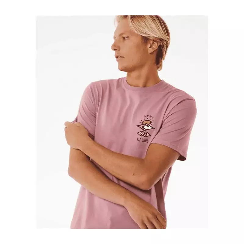 Teeshirt RIPCURL Search Icon Tee Mauve