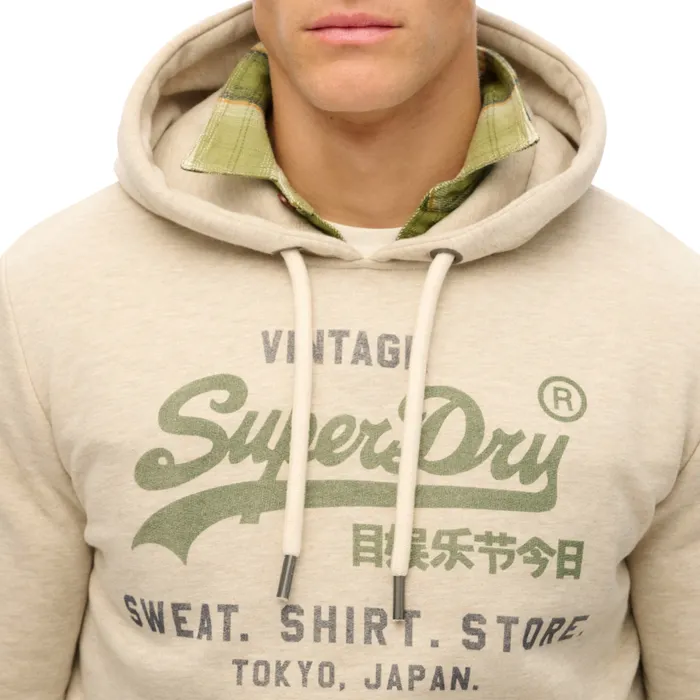 Superdry Vintage Logo Heritage Relaxed Hoodie Heren