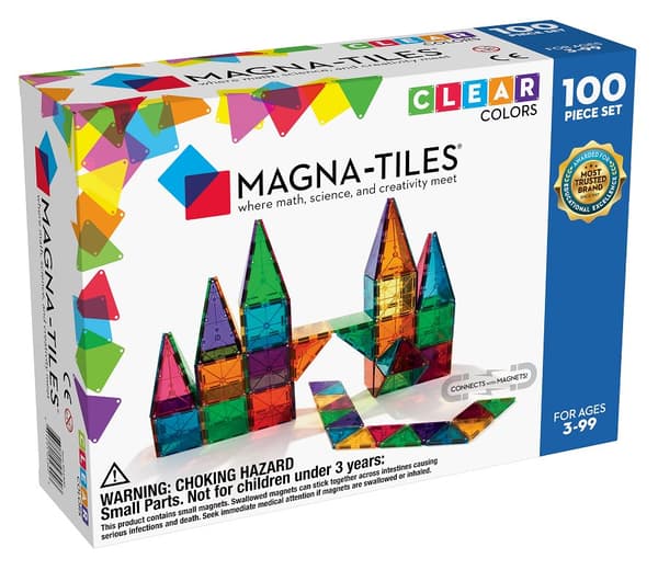 Magna-Tiles Clear Colours 100 deler
