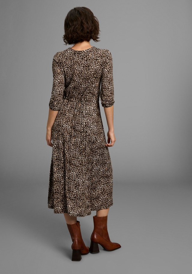 Laura Scott Midikleid Ohne Tasche | Ohne Taschen im Leoparden-Print aus Single Jersey - NEUE KOLLEKTION