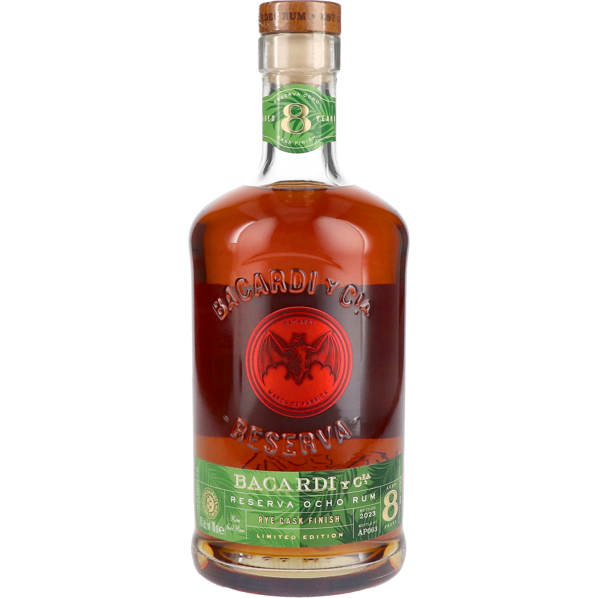 Bacardi 8 Years Reserva Ocho Rye Cask Finish 70 cl