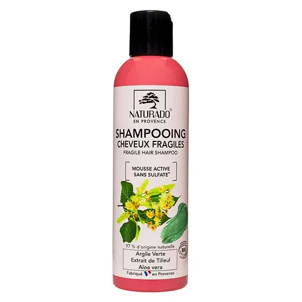 Shampoo orgânico Naturado para cabelos frágeis 200ml