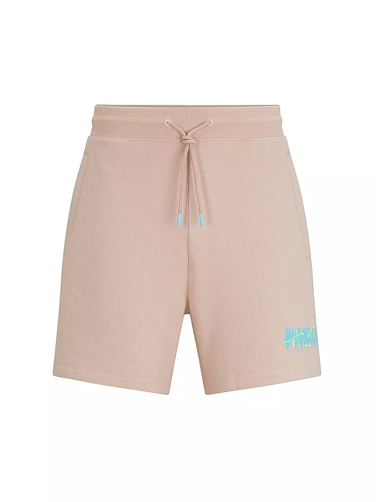 HUGO Sweatshorts DAPALMI rosa